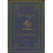 KENT COUNTY CRICKET CLUB 1913 [BLUE BOOK]