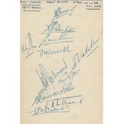 WEST INDIES 1950 CRICKET AUTOGRAPHS - TRENT BRIDGE TEST