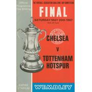 CHELSEA V TOTTENHAM HOTSPUR 1967 (F.A. CUP FINAL) FOOTBALL PROGRAMME