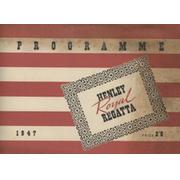 HENLEY ROYAL REGATTA 1947 PROGRAMME