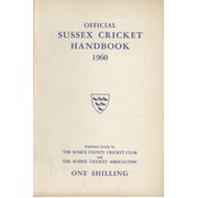 OFFICIAL SUSSEX CRICKET HANDBOOK 1960