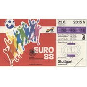 SOVIET UNION V ITALY 1988 (EUROPEAN CHAMPIONSHIPS SEMI-FINAL) FOOTBALL TICKET