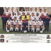 ENGLAND 1986 FOOTBALL PHOTOGRAPH 