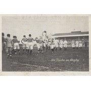 ENGLAND V FRANCE 1912 RUGBY UNION POSTCARD