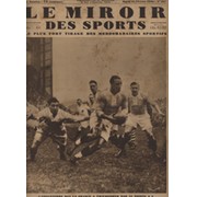 ENGLAND V FRANCE 1930 RUGBY MATCH REPORT - "LE MIROIR DES SPORTS"