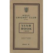 HULL CRICKET CLUB - YEARBOOK 1945