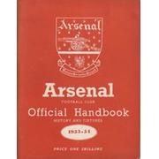 ARSENAL FOOTBALL CLUB 1953-54 OFFICIAL HANDBOOK