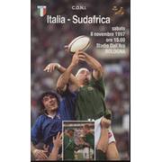 ITALY V SOUTH AFRICA 1997 RUGBY UNION PROGRAMME