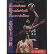1972-73 OFFICIAL AMERICAN BASKETBALL ASSOCIATION GUIDE