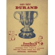 FIFTY FIRST DURAND FOOTBALL TOURNAMENT - OFFICIAL SOUVENIR 1953