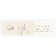CLIVE LLOYD (WEST INDIES & LANCASHIRE) CRICKET AUTOGRAPH