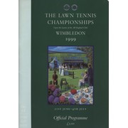 WIMBLEDON CHAMPIONSHIPS 1999 TENNIS PROGRAMME