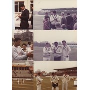 MUHAMMAD ALI AT EDGBASTON CRICKET GROUND 1984 SNAPSHOTS (X10)