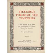 BILLIARDS THROUGH THE CENTURIES