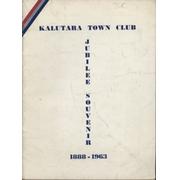 KALUTARA TOWN CLUB 1888-1963 - JUBILEE SOUVENIR