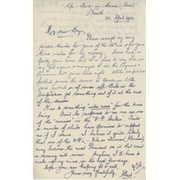 ALBERT FREETHY (WELSH RUGBY REFEREE & GLAMORGAN CRICKETER) 1954 LETTER