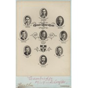 CAMBRIDGE UNIVERSITY CREW 1930 CABINET PHOTOGRAPH