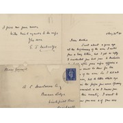 EVELYN METCALFE (QUEENSLAND) 1940 CRICKET LETTER TO ARCHIE MACLAREN