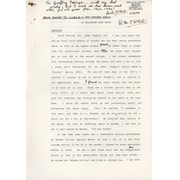 BRIGADIER MICHAEL WHITE (NORTHAMPTONSHIRE) CORRESPONDENCE AND DRAFT MEMOIRS (1990)