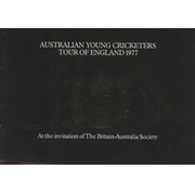 AUSTRALIA YOUNG CRICKETERS TOUR OF ENGLAND 1977 