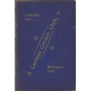 CARLTON CRICKET CLUB 1863-1904