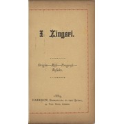 I ZINGARI: ORIGIN, RISE, PROGRESS, RESULTS 1889