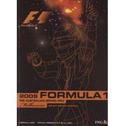 AUSTRALIAN GRAND PRIX 2009 MOTOR RACING PROGRAMME