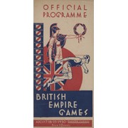BRITISH EMPIRE GAMES 1930 (HAMILTON) OFFICIAL PROGRAMME