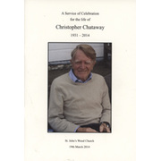 CHRISTOPHER CHATAWAY 1931-2014 SERVICE OF CELEBRATION
