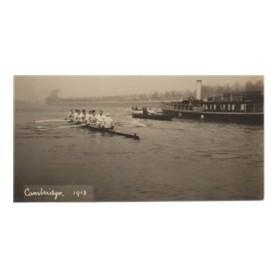 CAMBRIDGE UNIVERSITY 1913 ROWING POSTCARD