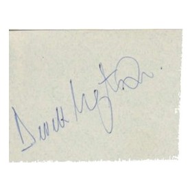 DEREK UFTON CRICKET AUTOGRAPH