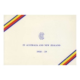 ENGLAND 1958-59 CRICKET TOUR - OFFICIAL CHRISTMAS CARD