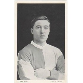 DAN SHEA (WEST HAM UNITED & ENGLAND) C1912 FOOTBALL POSTCARD