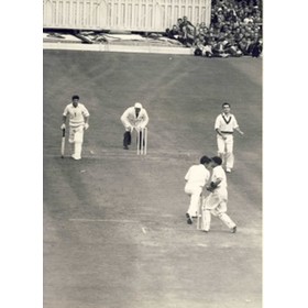 ENGLAND V AUSTRALIA (OLD TRAFFORD) 1961 cricket photograph