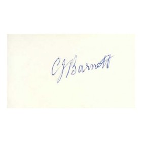 CHARLIE BARNETT (GLOUCESTERSHIRE & ENGLAND) CRICKET AUTOGRAPH