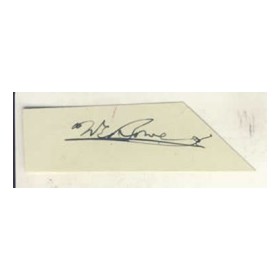 BILL BOWES CRICKET AUTOGRAPH