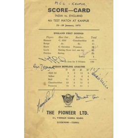 INDIA V ENGLAND 1973 (4TH TEST)