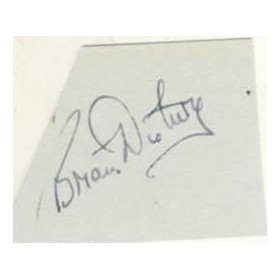 BRIAN DISBURY CRICKET AUTOGRAPH