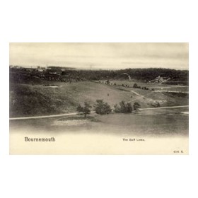 BOURNEMOUTH GOLF COURSE GOLF POSTCARD