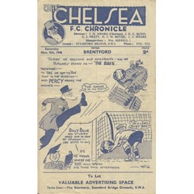 CHELSEA V BRENTFORD 1946/47 FOOTBALL PROGRAMME