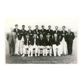 ESSEX 1970 cricket postcard