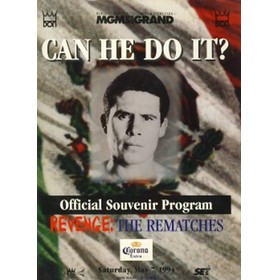 FRANKIE "THE SURGEON" RANDALL V JULIO CESAR CHAVEZ 1994 ("REVENGE: THE REMATCHES") BOXING PROGRAMME