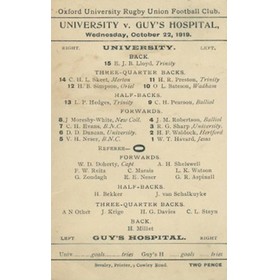 OXFORD UNIVERSITY V GUY