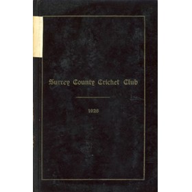 SURREY COUNTY CRICKET CLUB 1928 [HANDBOOK]
