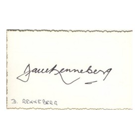DAVID RENNEBERG (AUSTRALIA) CRICKET AUTOGRAPH
