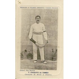 CHIQUITO DE CAMBO, PELOTA CHAMPION POSTCARD