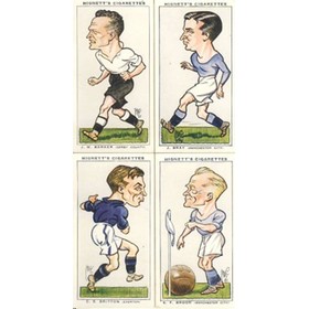FOOTBALL CARICATURES 1935 (HIGNETT) CIGARETTE CARDS