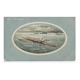 ROWING EIGHT 1907 POSTCARD