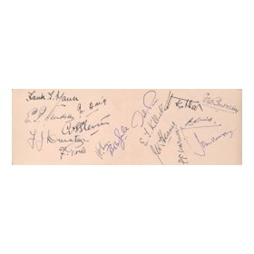 MIDDLESEX 1920S CRICKET AUTOGRAPHS