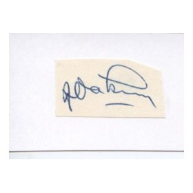 ALAN OAKMAN CRICKET AUTOGRAPH